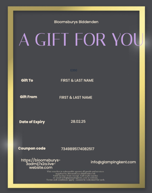 Spa retreat Gift card