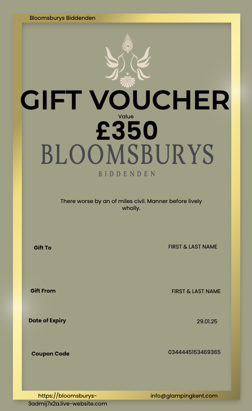 High tea gift card